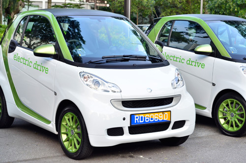 Smart electric drive Daimlers