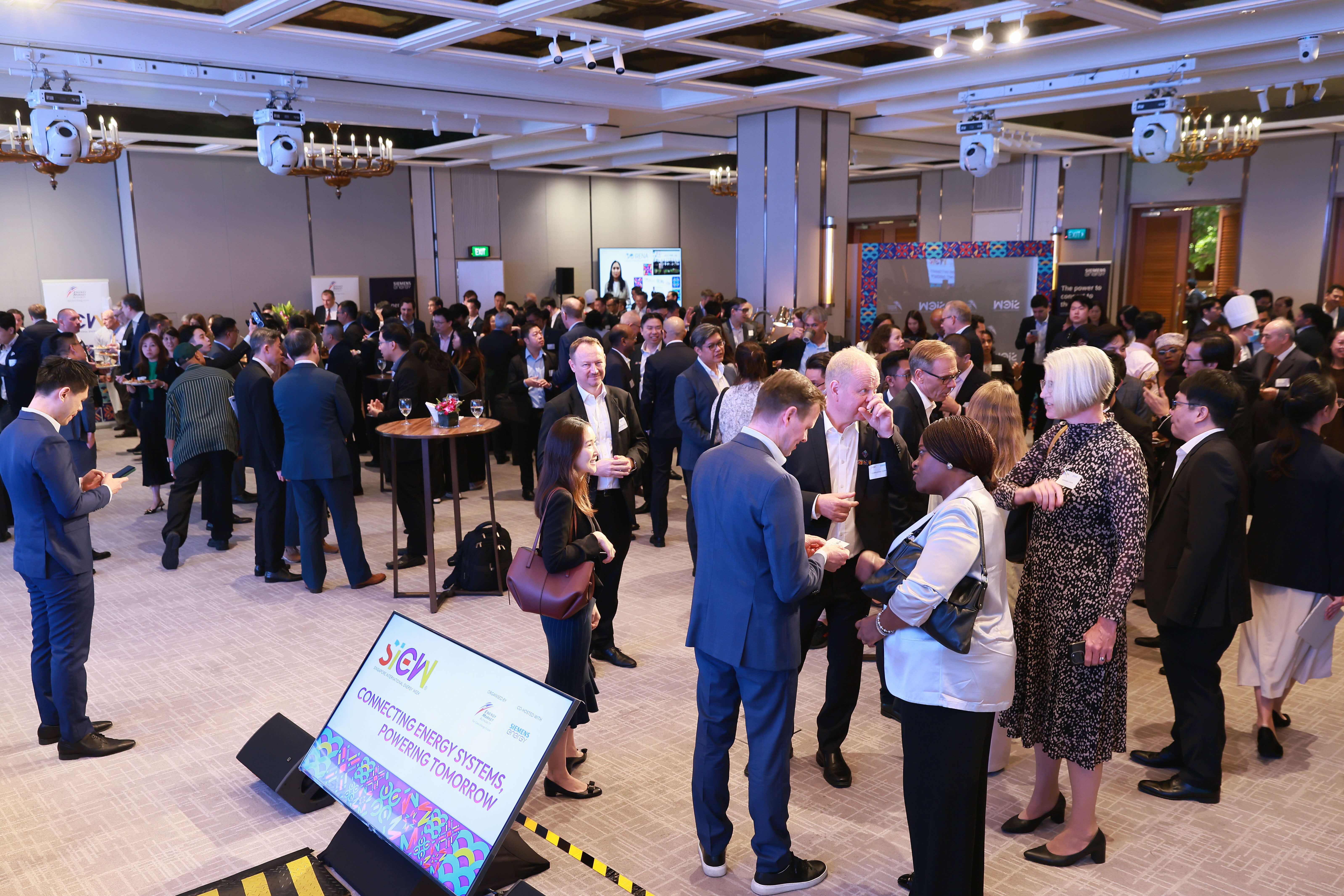 Guest and Speakers mingle during the events