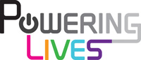 Powering lives logo