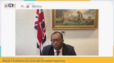 Singapore-IRENA Forum Strengthening Collaborative Efforts towards Energy Transition 2